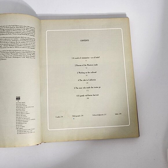 The Railroaders Old West Series Time-Life Books Hardcover By Keith Wheeler VTG - Picture 7 of 12